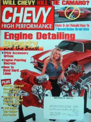 CHEVY HIGH PERFORMANCE 1998 AUG - ENGINE BAY BEAUTY